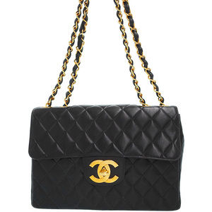 Chanel Deca Matelasse Chain Shoulder Bag Lambskin - image 1